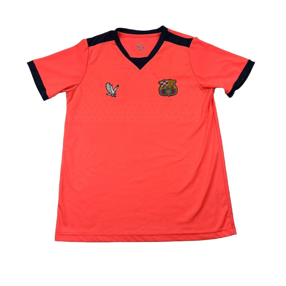 FC Barcelona Soccer Jersey Shirt Mens L Vibrant Bright Color Venicia